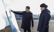 Байбек проверил строительство автобусного парка