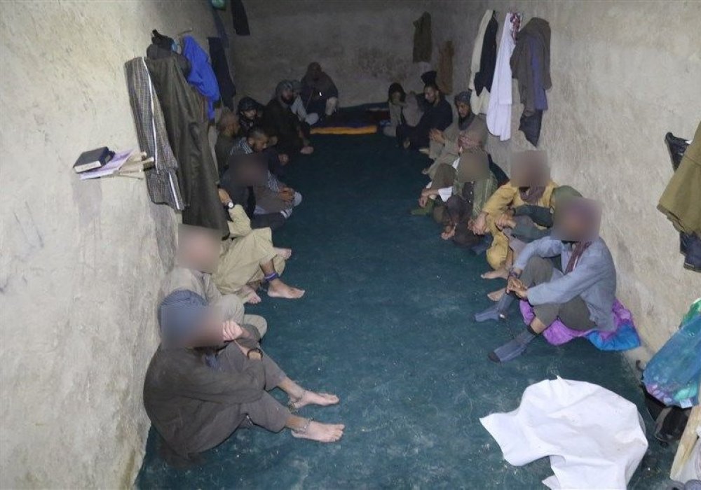 Боевики ДАИШ в афганской тюрьме. © tasnimnews.com