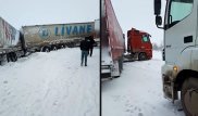 Сразу семь фур столкнулись на автотрассе в ЗКО