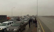 Трассу Алматы - Капшагай закрыли из-за сильного гололеда