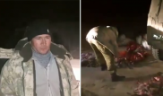 Кызылординского браконьера сняли на видео и заставили пересчитать убитых зайцев