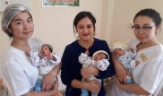 Недоношенную тройню спасли врачи в Шымкенте