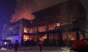 Крупный пожар в Астане: горит офис "Хайвилл Казахстан"
