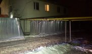"ГАЗель" снесла газовую трубу в Алматы