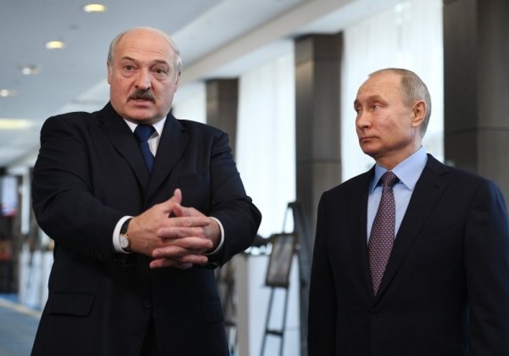 Путин и Лукашенко на встрече в Сочи 15 февраля. © РИА Новости/Валерий Мельников