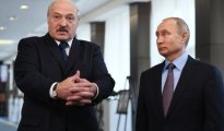 Путин и Лукашенко на встрече в Сочи 15 февраля. © РИА Новости/Валерий Мельников