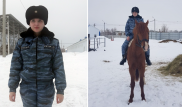 Единственная в Казахстане. Как кавалеристка патрулирует пригород Уральска