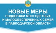 Квартиры в аренду и бесплатный проезд предоставят многодетным семьям в Павлодарской области