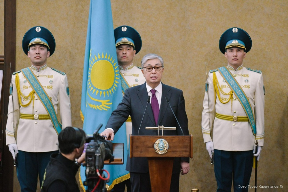 Касым-Жомарт Токаев принес присягу народу Казахстана. Фото Турар Казангапов©