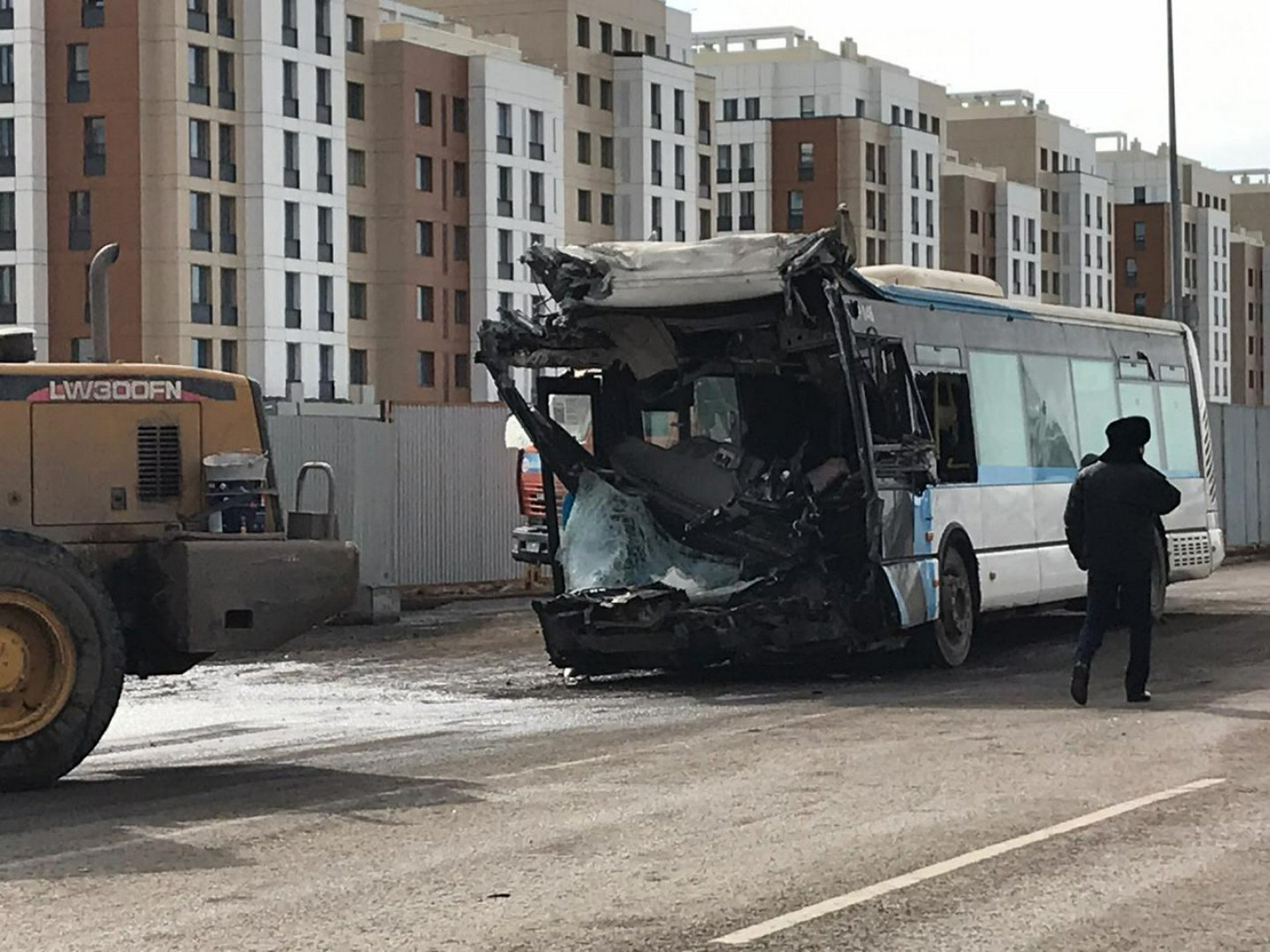 26-летняя девушка и водитель автобуса погибли в ДТП в Нур-Султане: 26 марта  2019 12:00 - новости на Tengrinews.kz