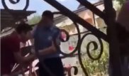 Конфликт полицейского и дебошира сняли на видео в Туркестанской области