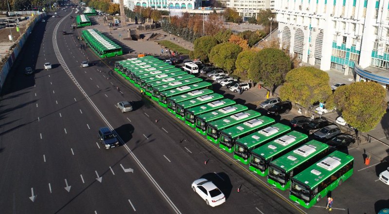 В Алматы запустят еще 460 новых автобусов