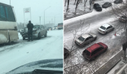 По 10 аварий в час - карагандинцы опасаются покидать дома из-за бурана
