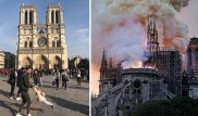 Фото, снятое перед Нотр-Дамом за час до пожара, облетело соцсети