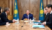 Назарбаев встретился с председателем правления ALSTOM