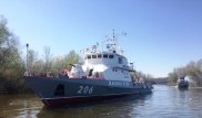 Корабль "Hұр-Cұлтан" спустили на воду в Уральске