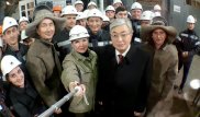 Металлурги сделали селфи с Президентом
