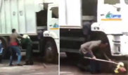 В Алматы напали на коммунальщиков: мужчина госпитализирован