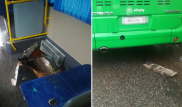 Алматинке сломало ногу люком в автобусе. Кто ответит?