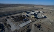В Атырау идет строительство новой системы канализационно-очистных сооружений