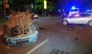 Два человека пострадали в ДТП с "перевертышем" в Алматы