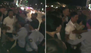 Толкнул мужчину с ребенком - в Актобе проверяют видео с полицейскими