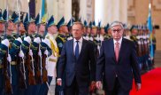 Токаев встретился с главой Евросовета Туском