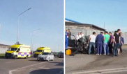 ДТП с участием автобуса в Караганде: пострадали трое человек