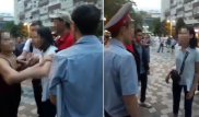 Видео потасовки девушек и полиции на Арбате в Алматы появилось в Сети