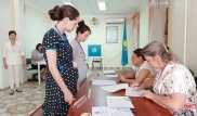 Как голосовали в роддоме Уральска