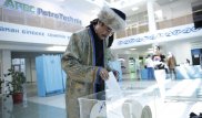 Кыз Жибек и Толеген проголосовали на выборах в Атырау
