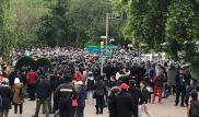 "Кинули что-то тяжелое" - пострадавший полицейский о митинге в столице