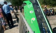 Автобус с пассажирами перевернулся под Алматы