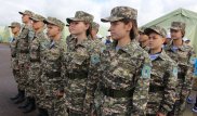 "Айбын": юных военных собрали в Карагандинской области