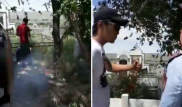 Пикник с шашлыками на кладбище сняли на видео в Алматинской области