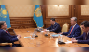 Токаев встретился с первым президентом Монголии