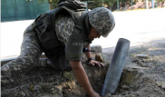 В Минобороны показали кадры расчистки Арыси от неразорвавшихся снарядов