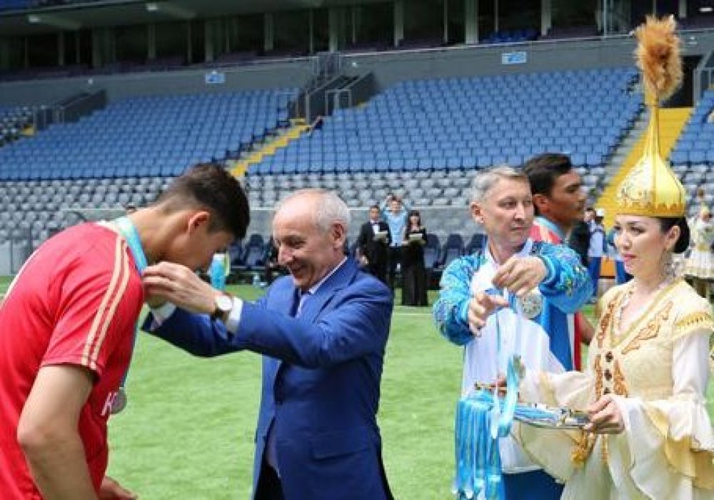 Финал турнира по футболу на кубок Председателя КНБ прошел в Нур-Султане