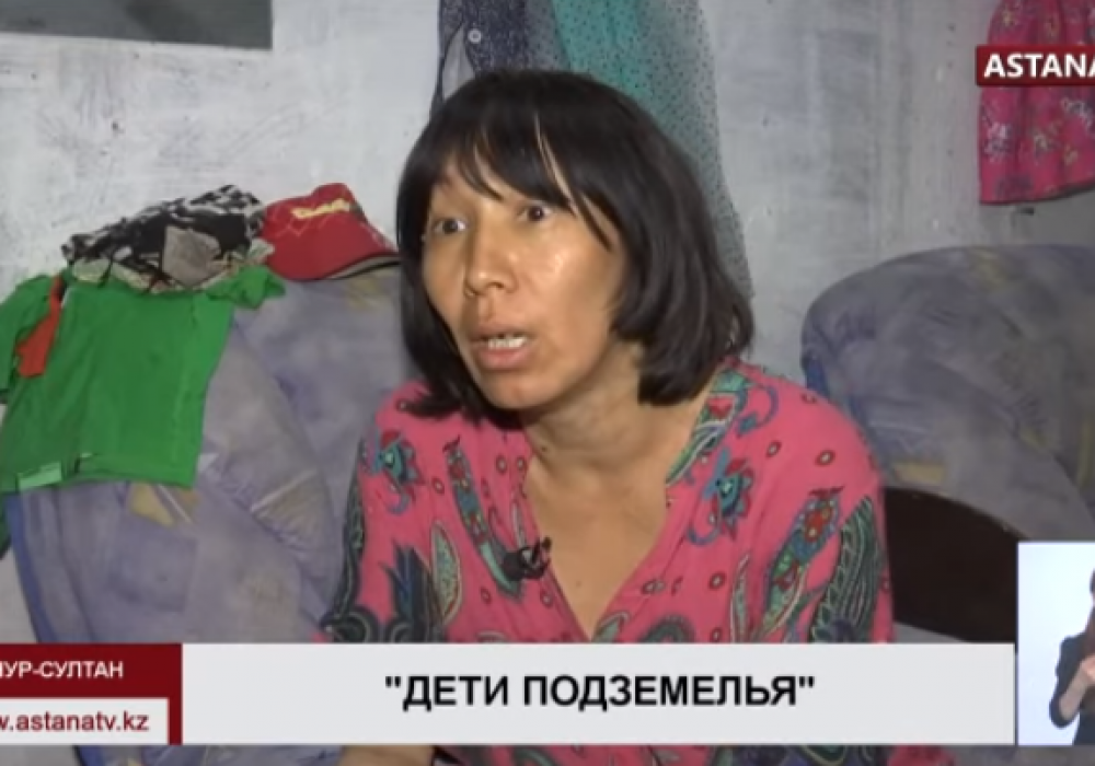 Мать-одиночка Бибигайша Исабекова. Кадр телеканала "Астана"