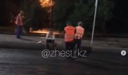 Асфальт меняли в дождь: что ответили в акимате Алматы