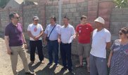 Сагинтаев побывал в поселках на окраине Алматы