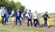 Как министры убирали мусор в Нур-Султане