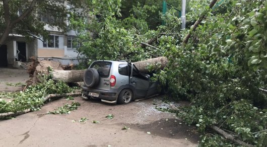 Ураган снес крыши и разбил автомобили в ЗКО: есть пострадавшие