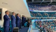 Токаев посетил хоккейный матч