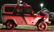 Полицейский УАЗ попал в ДТП в Мангистау