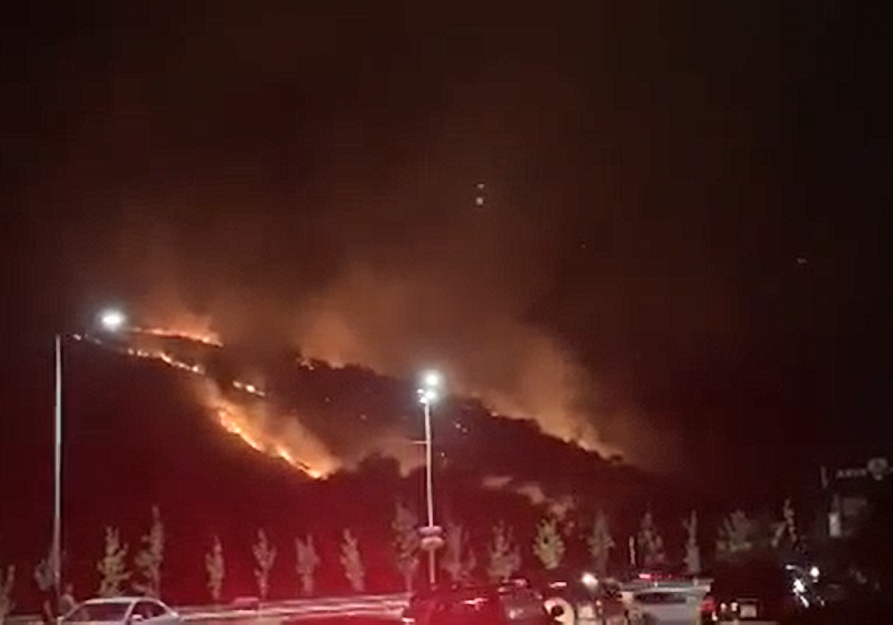Огонь разрастается. Пожарные защищают жилой сектор Алматы