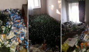 Свалку бутылок устроил в своей квартире житель Рудного