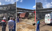 Цементный завод рухнул под Санкт-Петербургом. Под завалами люди