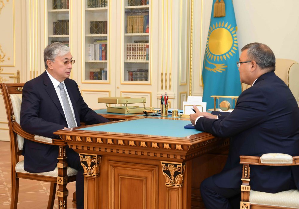 Токаев принял нового посла Казахстана в Беларуси