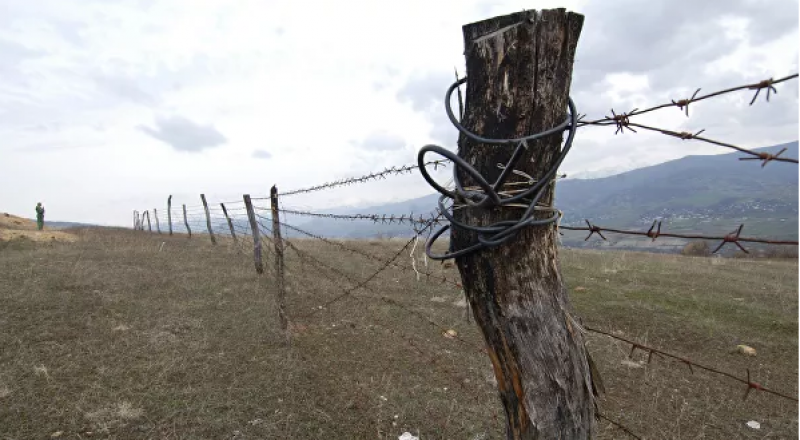 Разграничительная линия зоны действия миротворческих сил между Южной Осетией и Грузией. Фото: © РИА Новости 
